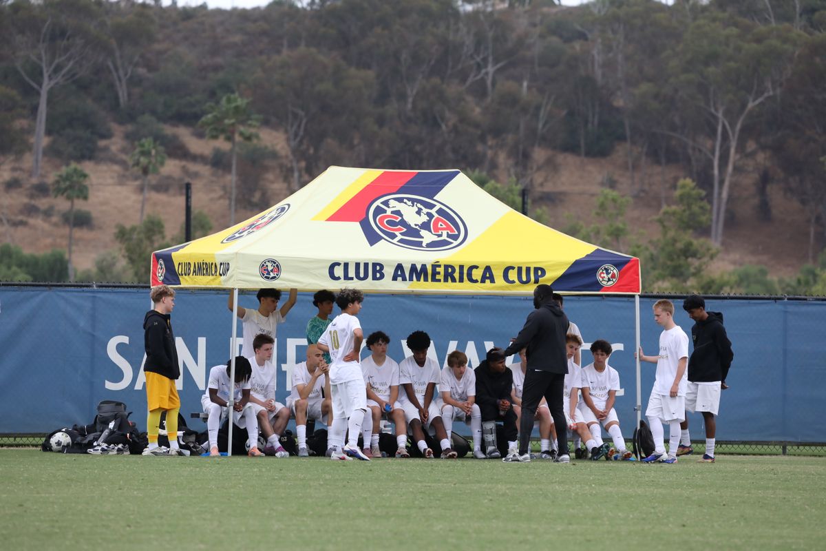 Jax Kelley-Aranda at the Club América Cup with XF Academy