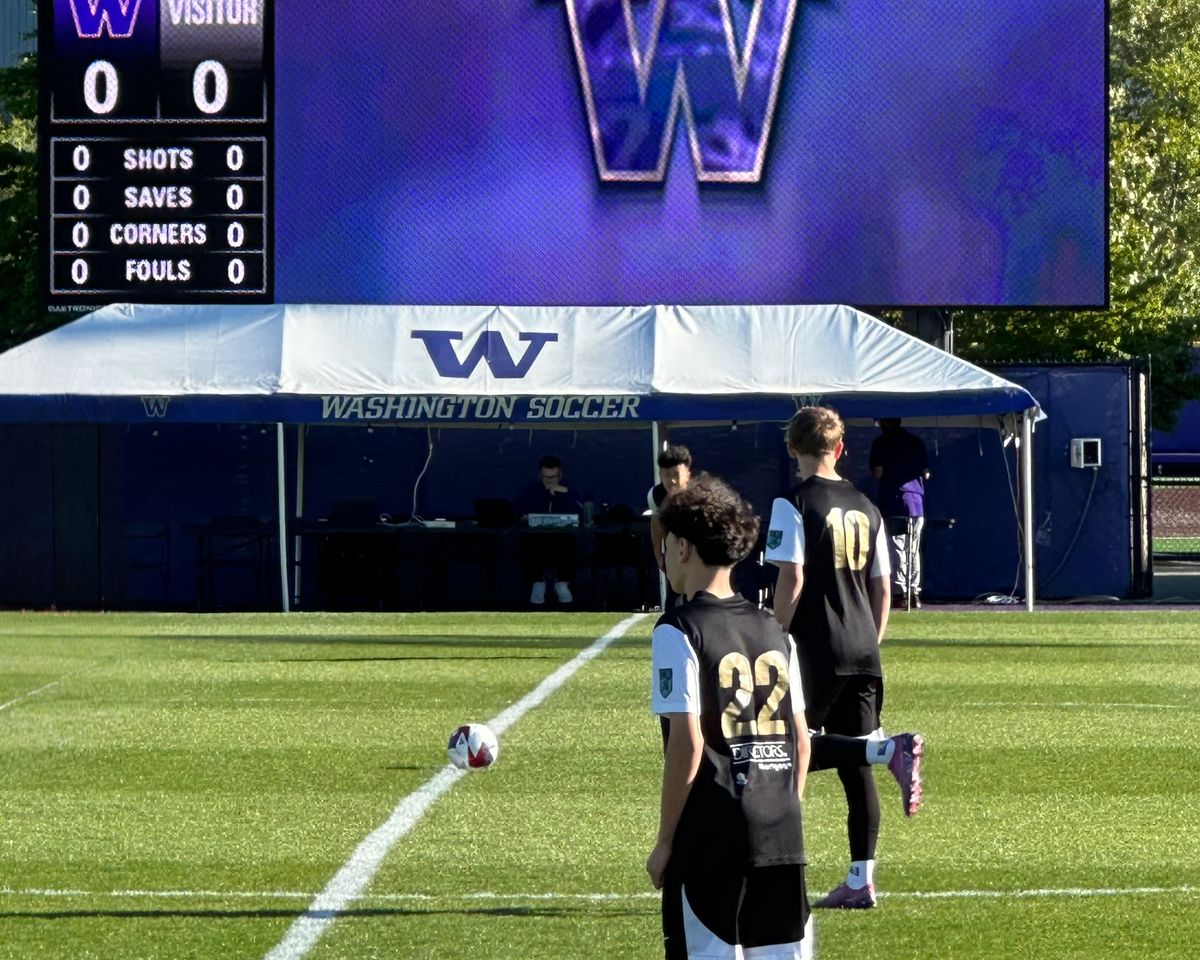 Jax Kelley-Aranda at University of Washington stadium